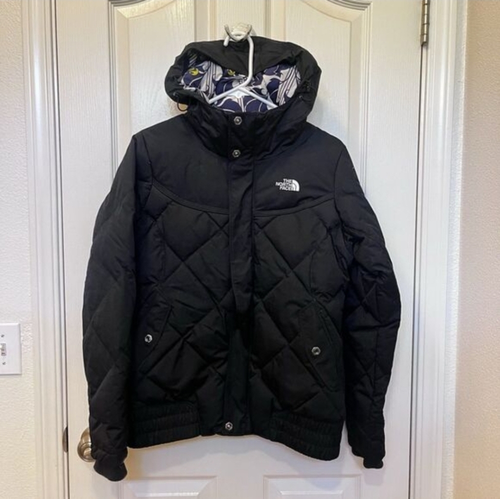 The North Face Black Move Down 550 Puffer Jacket Quilted Women's Size Small